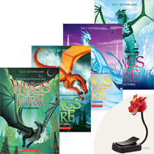 Wings of Fire: Arc 2 Books Plus Book Light