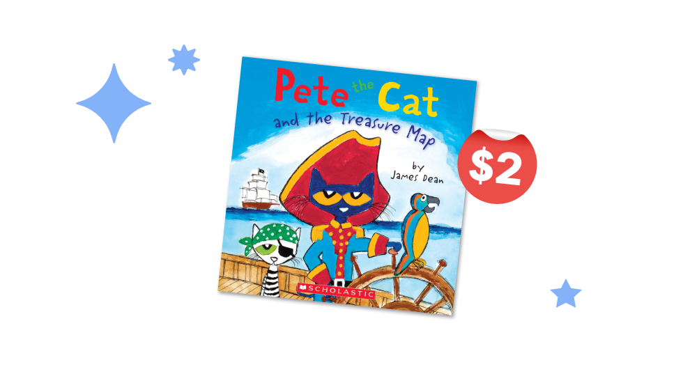 $2 Book of the Week - Pete the Cat and the Treasure Map