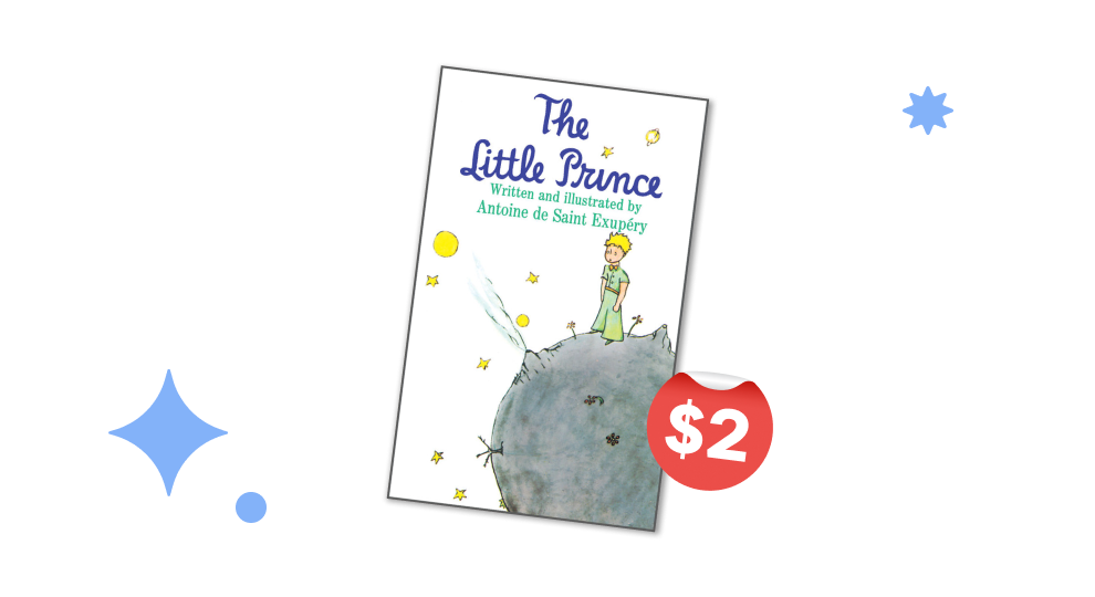 SHOP NOW $2 Book of the Week - The Little Prince